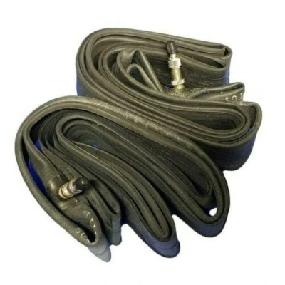 Image of Hard To Find Bike Parts Pair Trekking Hybrid 28 x 1 1/4 1/2 Woods Valve Inner Tube Dunlop