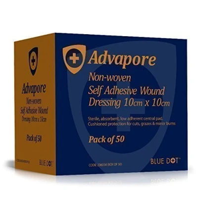 Image of Advapore Non Woven Self Adhesive Wound Dressing 10cm x 15cm x50