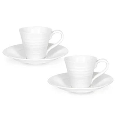 Image of Sophie Conran Set of 2 Espresso Cups &amp; Saucers