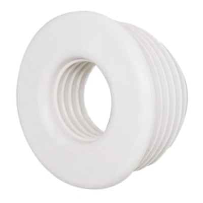 Image of SKIR&#039;CO (2 pcs) White 56 x 32 mm Rubber Sleeve for Drain Pipe, Pipe Connector, Adaptor, Reducer