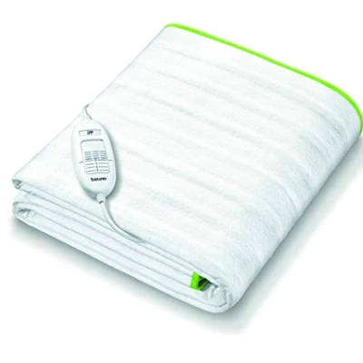 Image of Beurer TS15 Ecologic+ Heated Underblanket Double electric blanket with elastic straps for a non slip fit it to your mattress Easy use Machine washable Soft and breathable Size 152x122cm