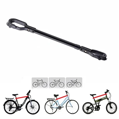 Image of Ladies Cross Bar Converter, Bike Rack Adjustable Adapter and Frame Tube Top Adaptor, Bicycle Conversion Device Black