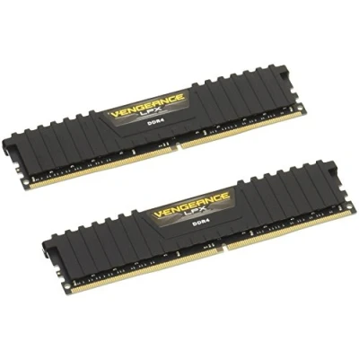 Image of Corsair CMK32GX4M2A2133C13 Vengeance LPX 32 GB (2 x 16 GB) DDR4 2133 MHz C13 XMP 2.0 High Performance Desktop Memory Kit, Black