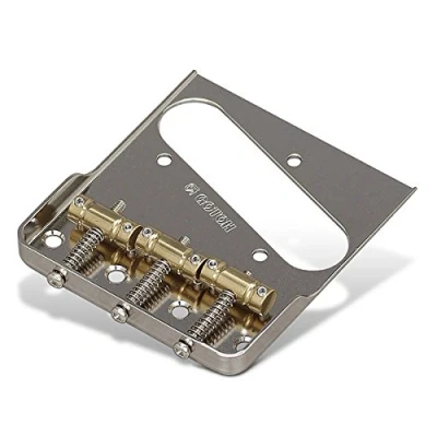 Image of Gotoh BS TC 1S In Tune Bridge, Nickel Vintage Style