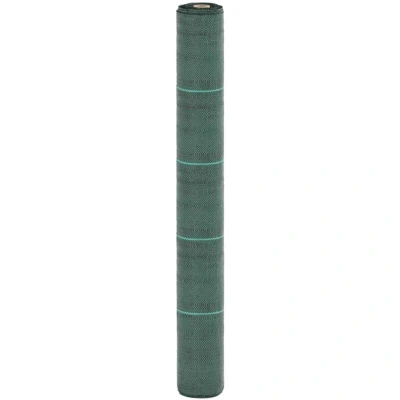 Image of vidaXL Weed Membrane Green 1x200 m PP