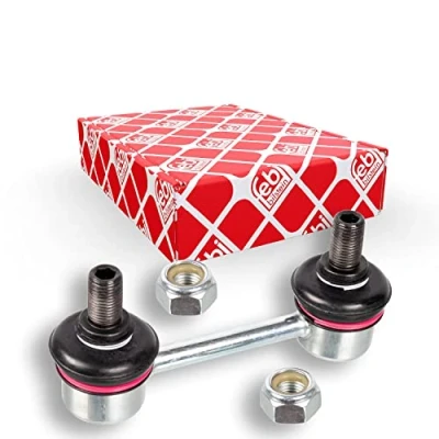 Image of 4883022040, 4883022041 Anti roll bar link FEBI BILSTEIN 42946 Rear Axle Left, Right 92mm M12 x 1,25 with nuts Steel silver LEXUS: LS II