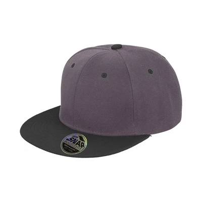 Image of Result Rc82X Bronx Snap Back Cap Hea.Grey/Black, One Size