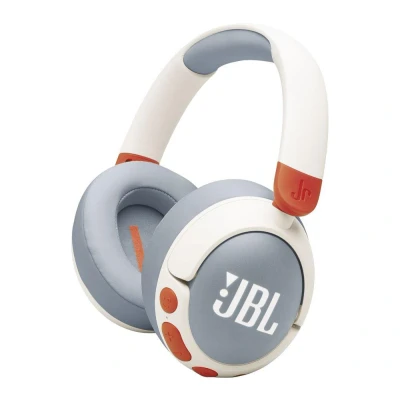 Image of JBL Junior 470NC Wireless Bluetooth Noise Cancelling Kids Headphones White, White