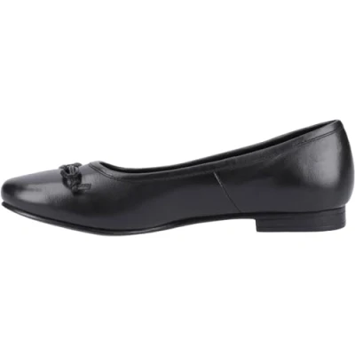 Image of Hush Puppies Evie Senior Shoe, Black, 3 UK