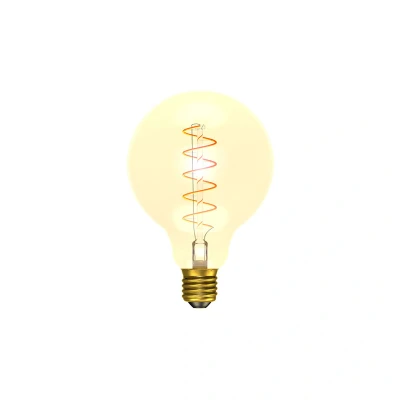 Image of Vintage Soft Coil Vertical Globe Dimmable LED Filament Bulb E27 4W Bell Lighting