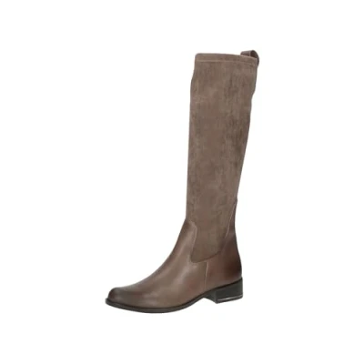 Image of CAPRICE Women&#039;s Long Boot Flat 9 25514 41 Knee High, Taupe, 7.5 UK