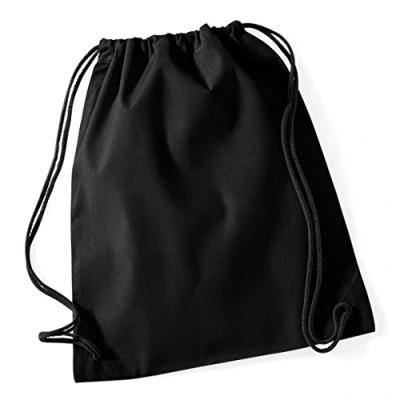 Image of Westford Mill Cotton Gymsac Black/Black