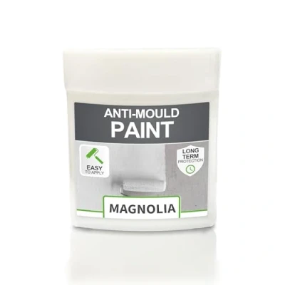Image of SmartSeal Anti Mould Paint 75ml Sample For Walls &amp; Ceilings in Bathrooms, Kitchens Bedrooms. Ultimate Protection Against Dangerous 5yr Resistance Magnolia Finish