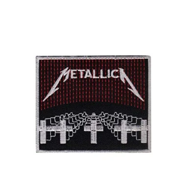 Image of Metallica Master Of Puppets Blue Patch Badge Embroidered Iron on Applique Souvenir Accessory