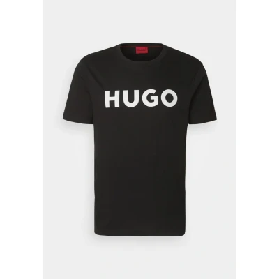 Image of HUGO Dulivio Print Tshirt, Men&#039;s, Size: XL, Black