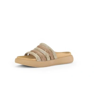 Image of Gabor Women&#039;s Mules, Slippers, Gold Estate 82, 5 UK