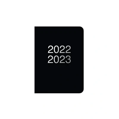 Image of Letts of London Dazzle A6 Week to View 22.23 Academic Diary Black