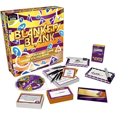 Image of Big Sky Games Blankety Blank TV Show Board Game Ages 8+ 3 6 Players