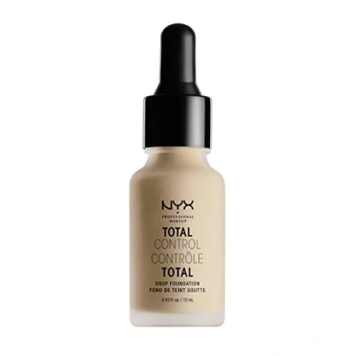 Image of NYX Professional Makeup Total Control Drop Foundation, Precise Dosage, Buildable Coverage, Long Lasting, Vegan Formula, Matte Finish, Shade: Natural