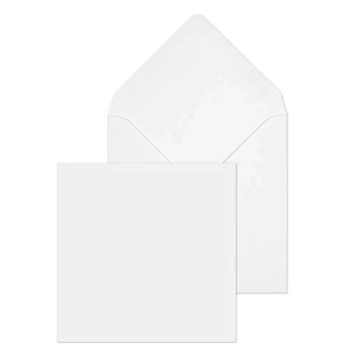 Image of Blake Purely Everyday 111 x mm 90 gsm Square Banker Invitation Gummed Envelopes (ENV2173) White Pack of 1000