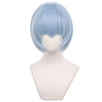 Image of HIROAKIYA Rei Ayanami Wig, Cosplay Wig with Cap