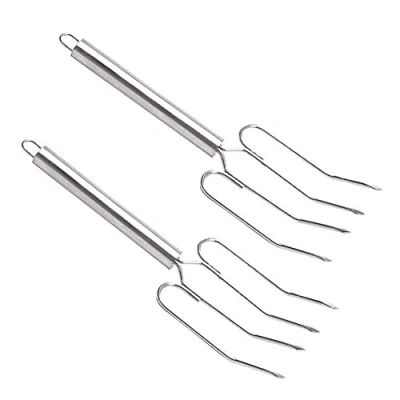 Image of Master Class Pair Of Stainless Steel Oven Forks