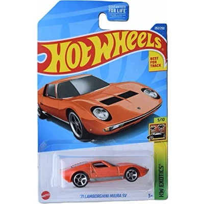 Image of Hot Wheels &#039;71 Lamborghini Miura SV HW Exotics 5/10 HCV34