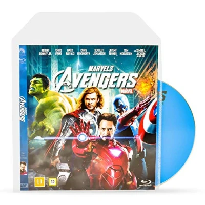 Image of 3L Blu Ray Sleeves Protective for BluRay Storage Plastic Pocket With Closing Flap &amp; Space Cover 50 Pcs 10283