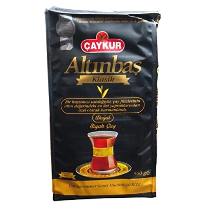 Image of 3 x 500 g Caykur Altinbas Tea Black Loose Turkish + Oriental Fine Food Nazar Keyring