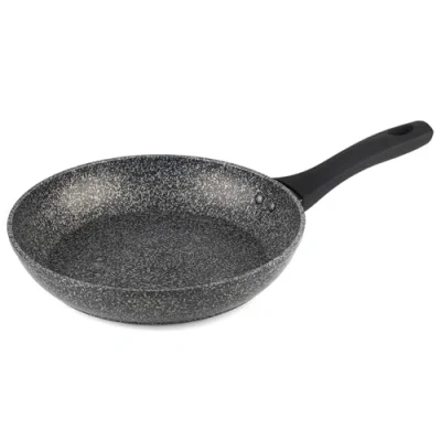 Image of Salter® BW10691 Megastone Thermo Collar Collection, Non Stick, Corrosion &amp; Scratch Resistant Forged Aluminium Frying Pan, 20 cm, Heat Indicator Collar, Metal Utensil Dishwasher Safe