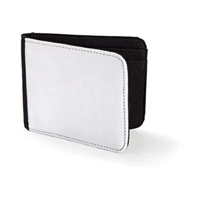 Image of BagBase Elegant Design Sublimation Wallet Black Bg940 Black, M