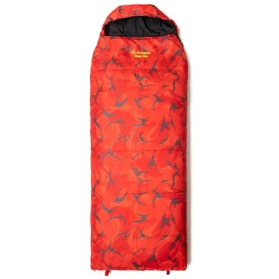 Image of Snugpak Sleeper Kids WGTE Square Sleeping Bag Single with Isofibre insulation (Red)