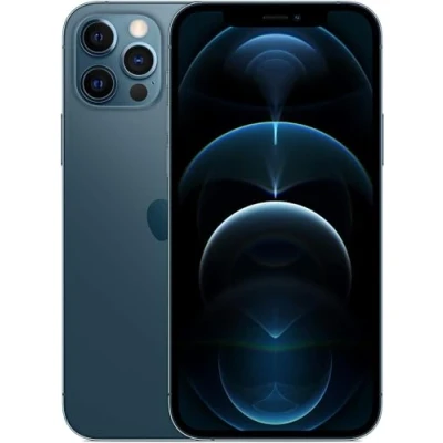 Image of Apple iPhone 12 Pro, 128GB, Pacific Blue (Renewed)