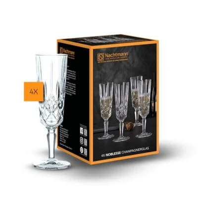 Image of Nachtmann Noblesse Champagne Glass Set Of 4