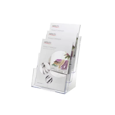 Image of Literature Display Holder Multi Tier for Wall or Desktop 3 x A4