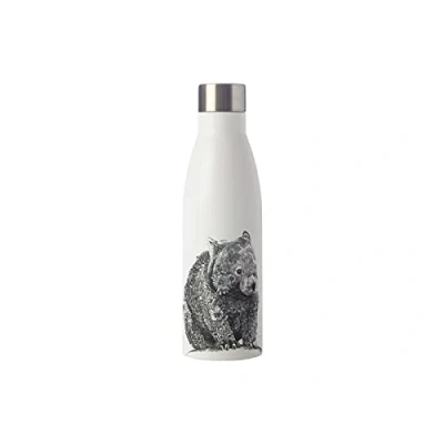 Image of Maxwell &amp; Williams Insulated Water Bottle with Wombat Design, White, 500 ml