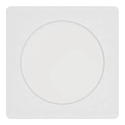 Image of Eglo Recessed LED Ceiling spot Fueva 6, Square Spotlight, lamp Made of Plastic in White, Warm White Cold 11.7 x cm