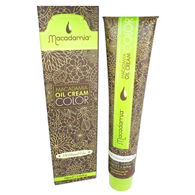 Image of Macadamia Oil Cream Color Hair dye permanent coloration colour selection 100ml 07.55 Intensive Mahogany Medium Blonde