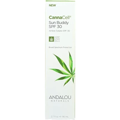 Image of Andalou Naturals Cannacell SPF 30 Sun Buddy Facial Lotion