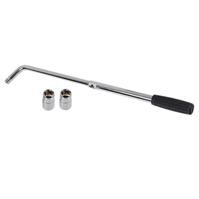 Image of Streetwize Telescopic Wheel Nut Wrench, Extendable Brace w/ 17/19mm &amp; 21/23mm CRV Sockets Non Slip Handle GS/TUV Approved (SWWB4)