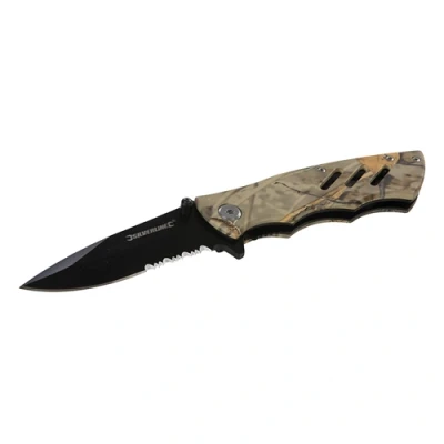 Image of Silverline Folding Camouflage Pocket Knife 195mm