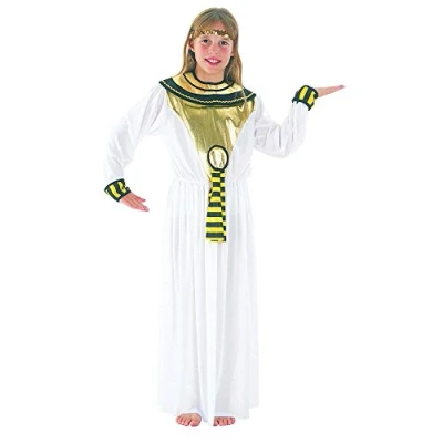 Image of Cleopatra White Girls Fancy Dress Costume 4 6