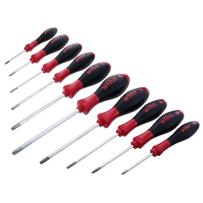 Image of Wiha 36259 Tamper Resistant Torx Driver Set, T7s T40s, 10 Piece
