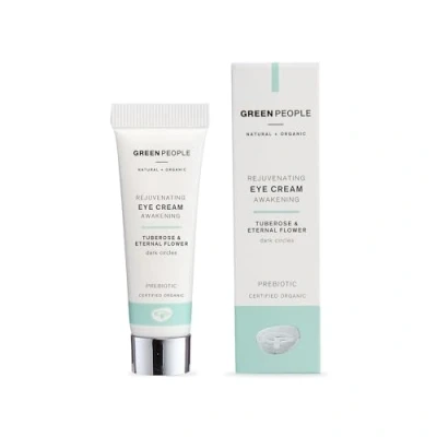 Image of Green People Rejuvenating Eye Cream 10ml Natural &amp; Organic Anti Ageing for Dark Circles, Fine Lines Puffy Eyes Day or Night Paraben Free Ethyl Alcohol Cruelty Vegan