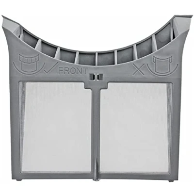 Image of Spares2go Hinged Lint Screen/Fluff Filter for Hotpoint Tumble Dryers (Grey)