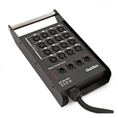 Image of 20 Channel XLR Snake Stage Box 16In/4 Out 25m Length, SubZero