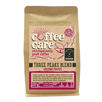 Image of Ground Coffee Three Peaks Blend Care 227