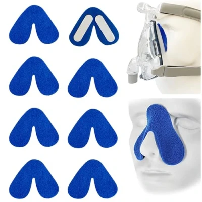 Image of Nose Pads for CPAP Mask Comfortable Nasal Cushion Liners Machine Accessories Pad Bridge Protector