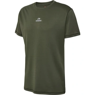 Image of Newline T Shirt S/S Reflective Logo Nwlbeat Running Men&#039;s Size