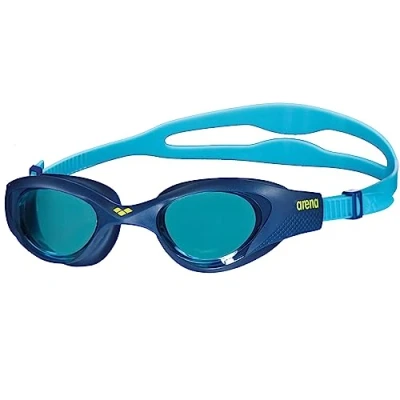 Image of arena The One Junior Kids Swimming Goggles, Standard Pool Goggles with Wide Lenses, Anti Fog Treatment and UV Protection, Self Adjusting Nose Bridge, Orbit Proof Gaskets